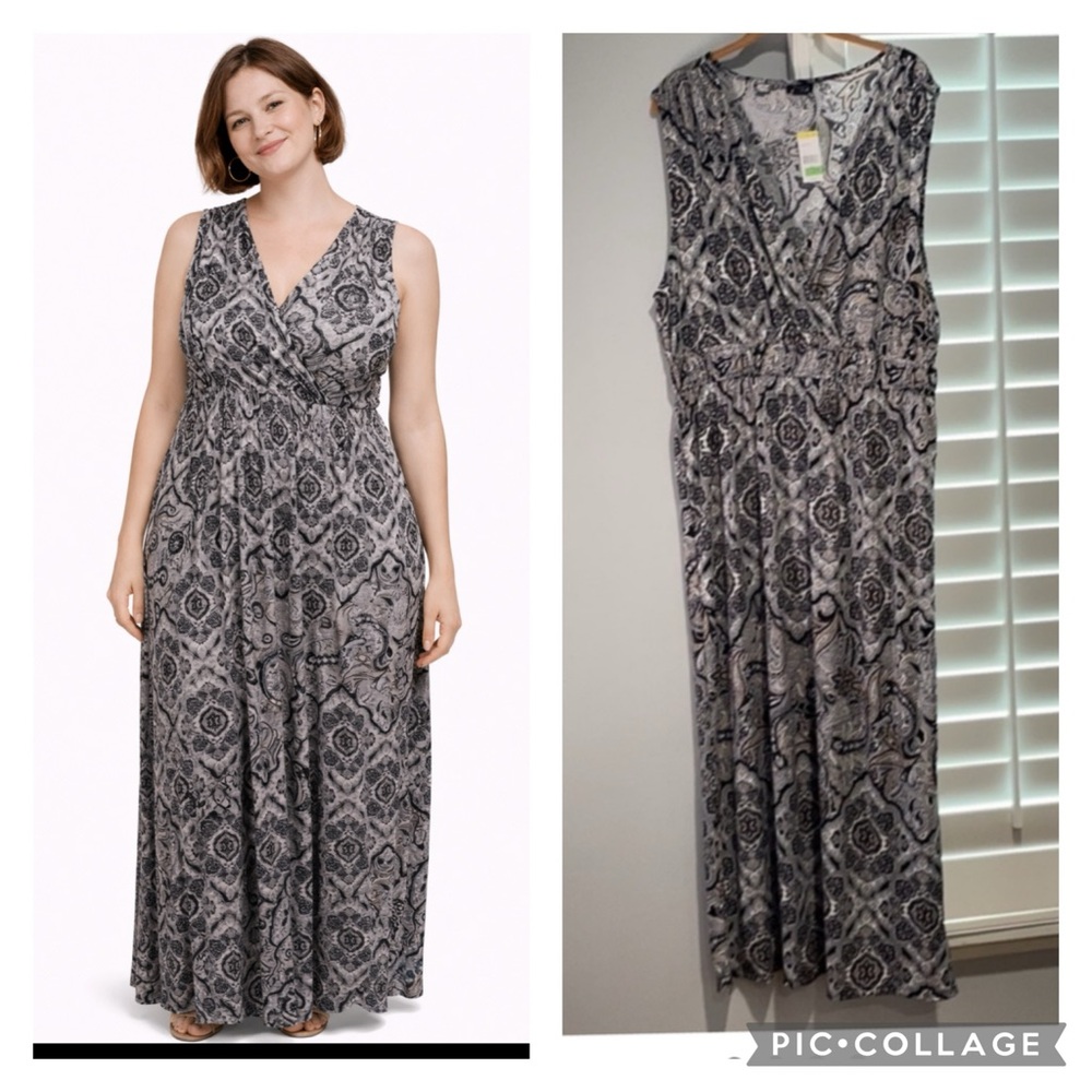 Sleeveless maxi